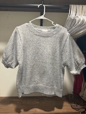 zenana puff sleeve sweater
